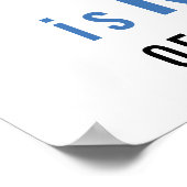 警察引退 薄い青い線の旗 法執行機関 ポスター (角)