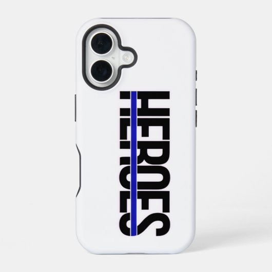 警察応援携帯ケース iPhone 16ケース (裏面)