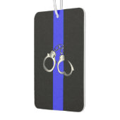 警察手錠の細いブルーライン カーエアーフレッシュナー (左)