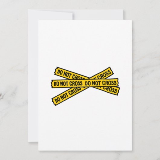 警察招待状誕生会 招待状 (裏面)