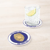 警察探偵バッジカスタム コースター (側面)