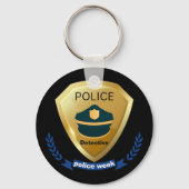 警察探偵、2023年11月23日 キーホルダー (正面)