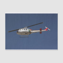 警察救助ヘリコプターティッシュペーパー 薄葉紙