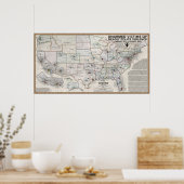 警察暴力地図 ポスター (キッチン)