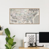 警察暴力地図 ポスター (ホームオフィス)