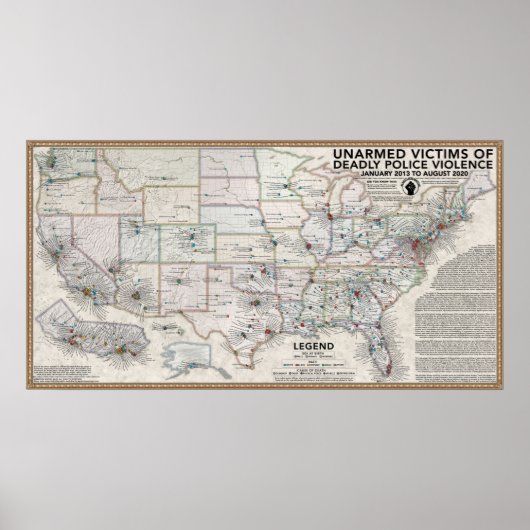 警察暴力地図 ポスター (正面)