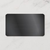 警察法執行のロゴカスタムシルバーブルー 名刺 (裏面)