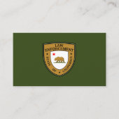 警察法執行カリフォルニア州局 名刺 (正面)