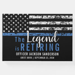 警察法執行官退職パーティー ゲストブック