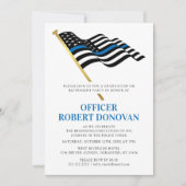 警察法執行機関シン・ブルー・ライン 招待状 (正面)