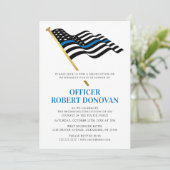 警察法執行機関シン・ブルー・ライン 招待状 (スタンド正面)