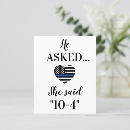 警察法執行結婚式の日付を保存 (スタンド正面)