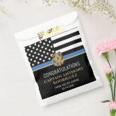 警察法執行退職細い青い線 フェイバーバッグ (封をした状態)