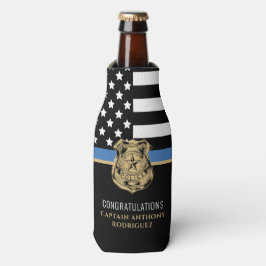 警察法執行退職細い青い線 ボトルクーラー