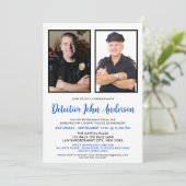 警察法執行退職2写真パーティー 招待状 (スタンド正面)