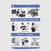 警察漫画おもしろいの選定 ゴルフタオル (正面)