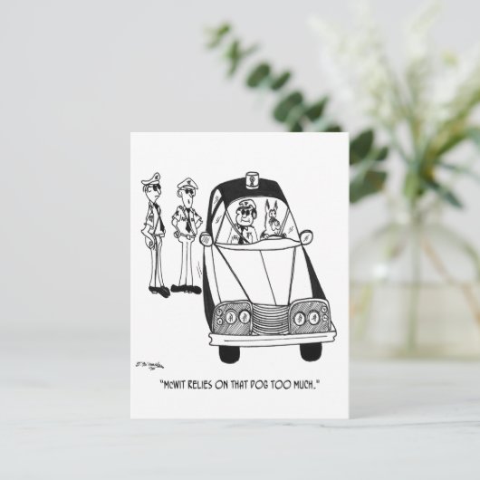 警察漫画4821 ポストカード (スタンド正面)