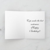 警察犬の顧客は最高の誕生日プレゼント カード (内部)