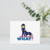 警察犬オフィサー ポストカード (スタンド正面)