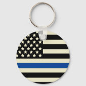 警察犬シンブルーラインK-9トレーニング キーホルダー (裏面)