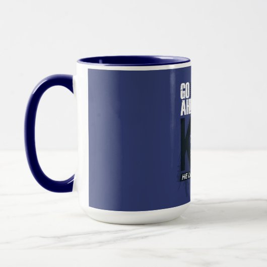 警察犬引用文 マグカップ (左)