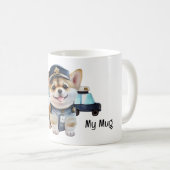 警察犬 コーヒーマグカップ (正面右)