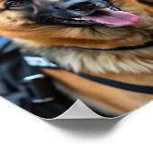 警察犬 ポスター (角)