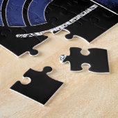 警察犬K-9はブルーライン記念のパズルを薄くします ジグソーパズル (側面)