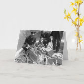 警察破壊銃の隠匿物1923年 カード (黄色い花)