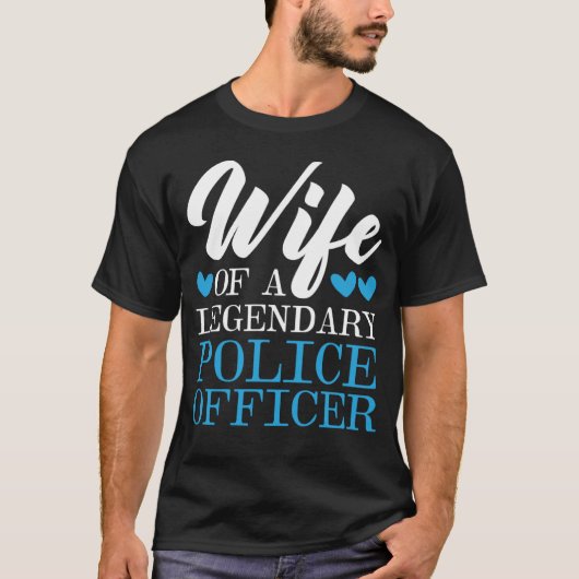 警察管警察官の警察官 Tシャツ (正面)