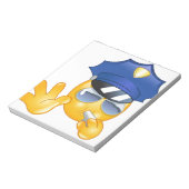 警察絵文字 ノートパッド (回転)