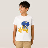 警察絵文字 Tシャツ (正面フル)