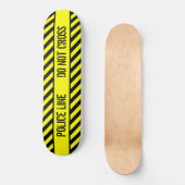 警察線が交差しない スケートボード (正面)