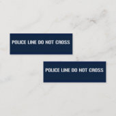 警察線はスキニーの名刺を横断しない スキニー名刺 (正面/裏面)