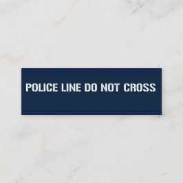 警察線はスキニーの名刺を横断しない スキニー名刺