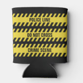 警察線フェイク文字カスタム缶クーラー 缶クーラー (裏面)