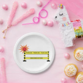 警察線犯罪現場 ペーパープレート (パーティー)