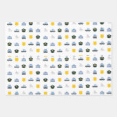 警察署のアイコン ラッピングペーパーシート (正面2)