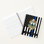 警察署カスタムロゴ法執行機関 ノートブック (内部)