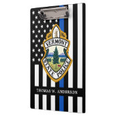 警察署カスタムロゴ法執行部 クリップボード (左)