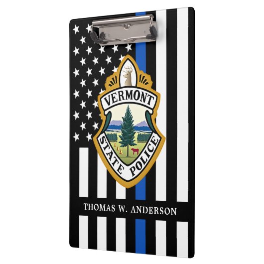 警察署カスタムロゴ法執行部 クリップボード (左)