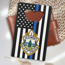 警察署カスタムロゴ法執行部 クレジットカード栓抜き