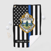 警察署カスタムロゴ法執行部 ゴルフタオル (インサイチュ)