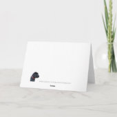 警察署カスタムロゴ法執行部 サンキューカード (裏面)