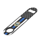 警察署カスタムロゴ法執行部 スピード栓抜き (正面アングル)