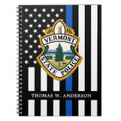 警察署カスタムロゴ法執行部 ノートブック (正面)