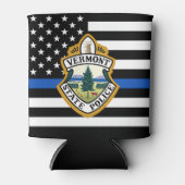 警察署カスタムロゴ法執行部 缶クーラー (正面)