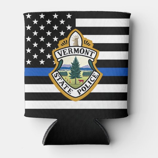 警察署カスタムロゴ法執行部 缶クーラー (正面)