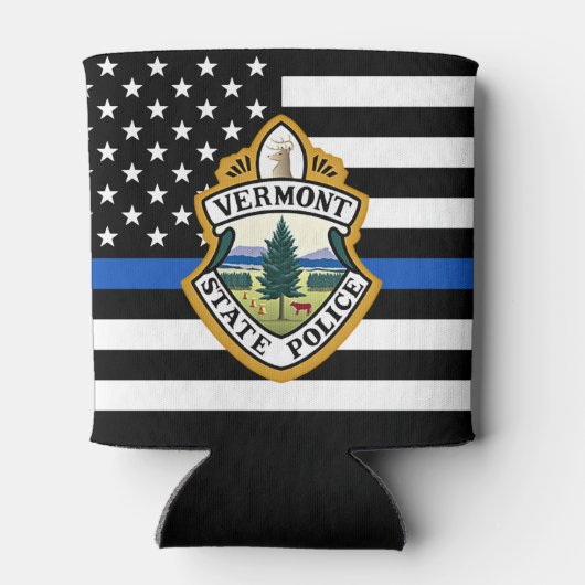 警察署カスタムロゴ法執行部 缶クーラー (裏面)