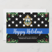 警察署カスタム署ロゴシンブルーライン シーズンカード (正面)